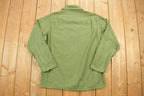 Vintage 1960s F Academy Military OG - 107 Shirt