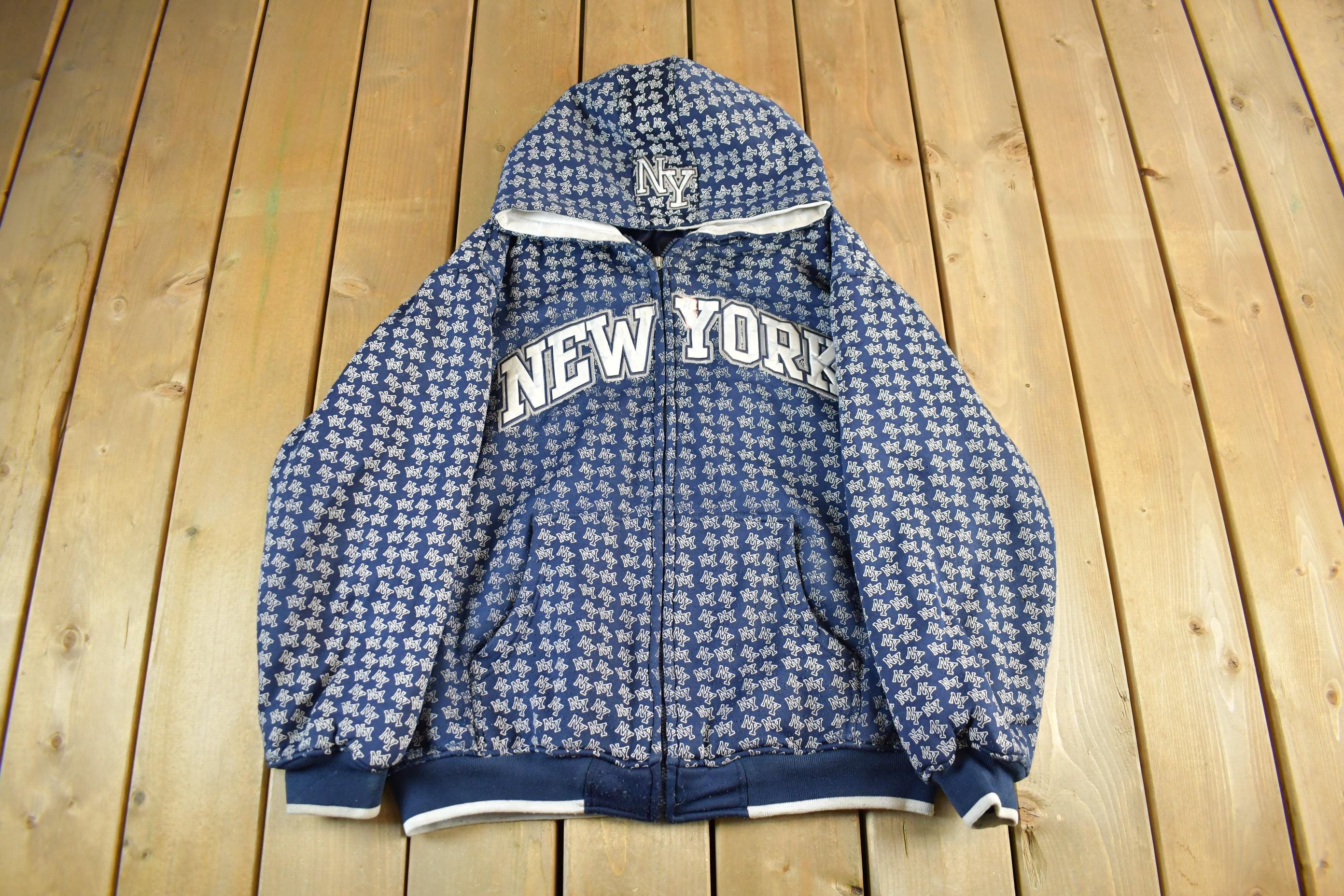 2000s Repe New York All Over Print Hooded Jacket