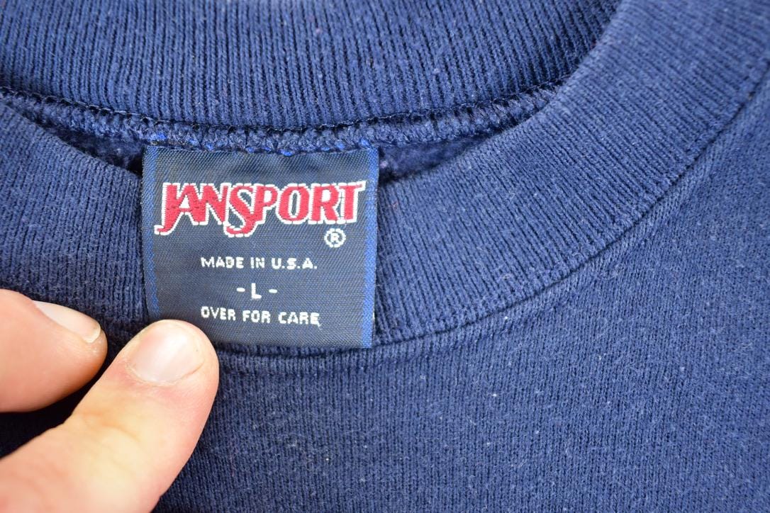Vintage 1990s Jansport Davenport College Crewneck Mens L