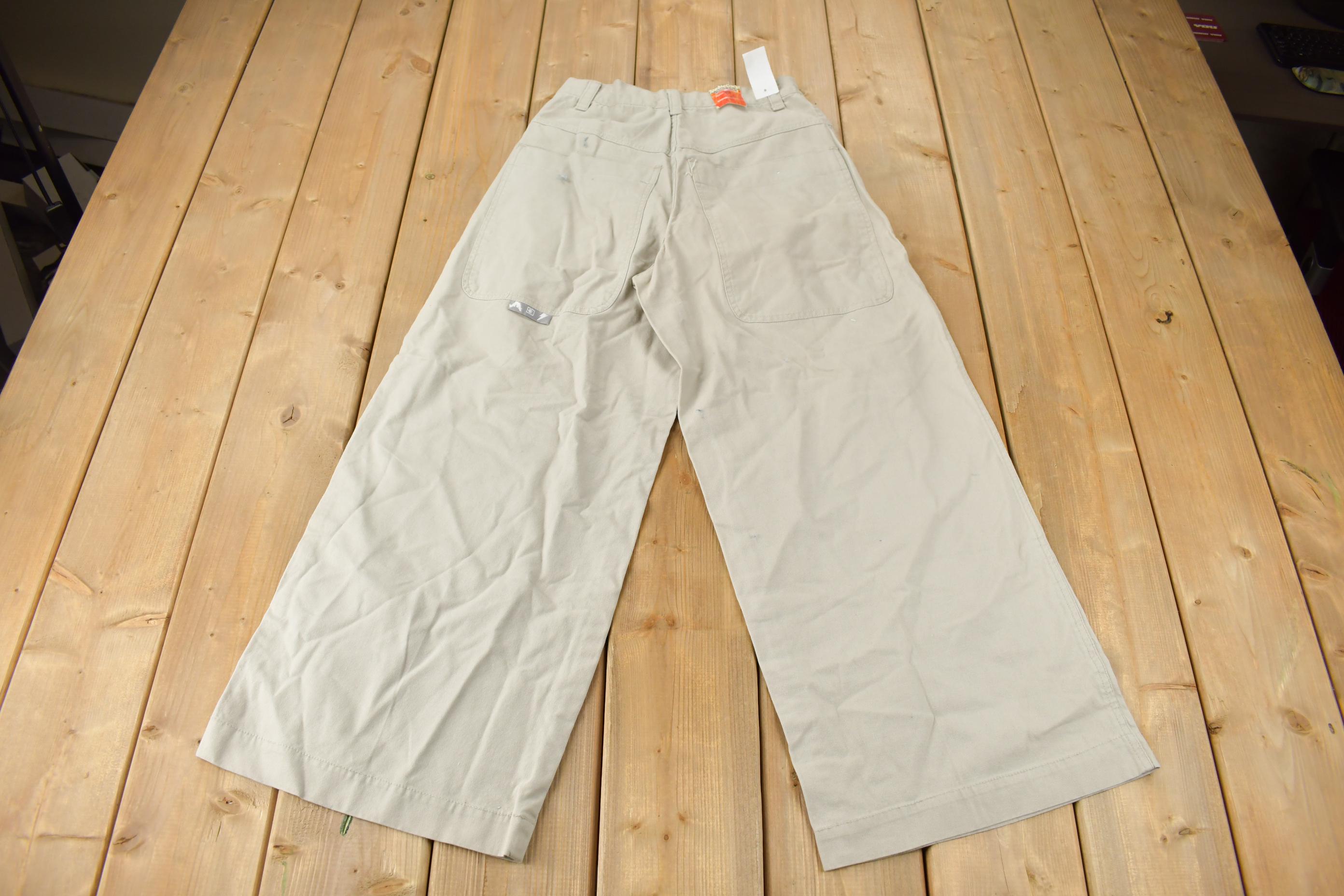 Vintage 1990s Deadstock Massive Wide Leg FUEL Jeans Cotton Pant Size 28 x 28