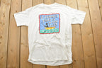 Vintage 1990s Shoebox Greetings Fathers Fishing Graphic T-Shirt