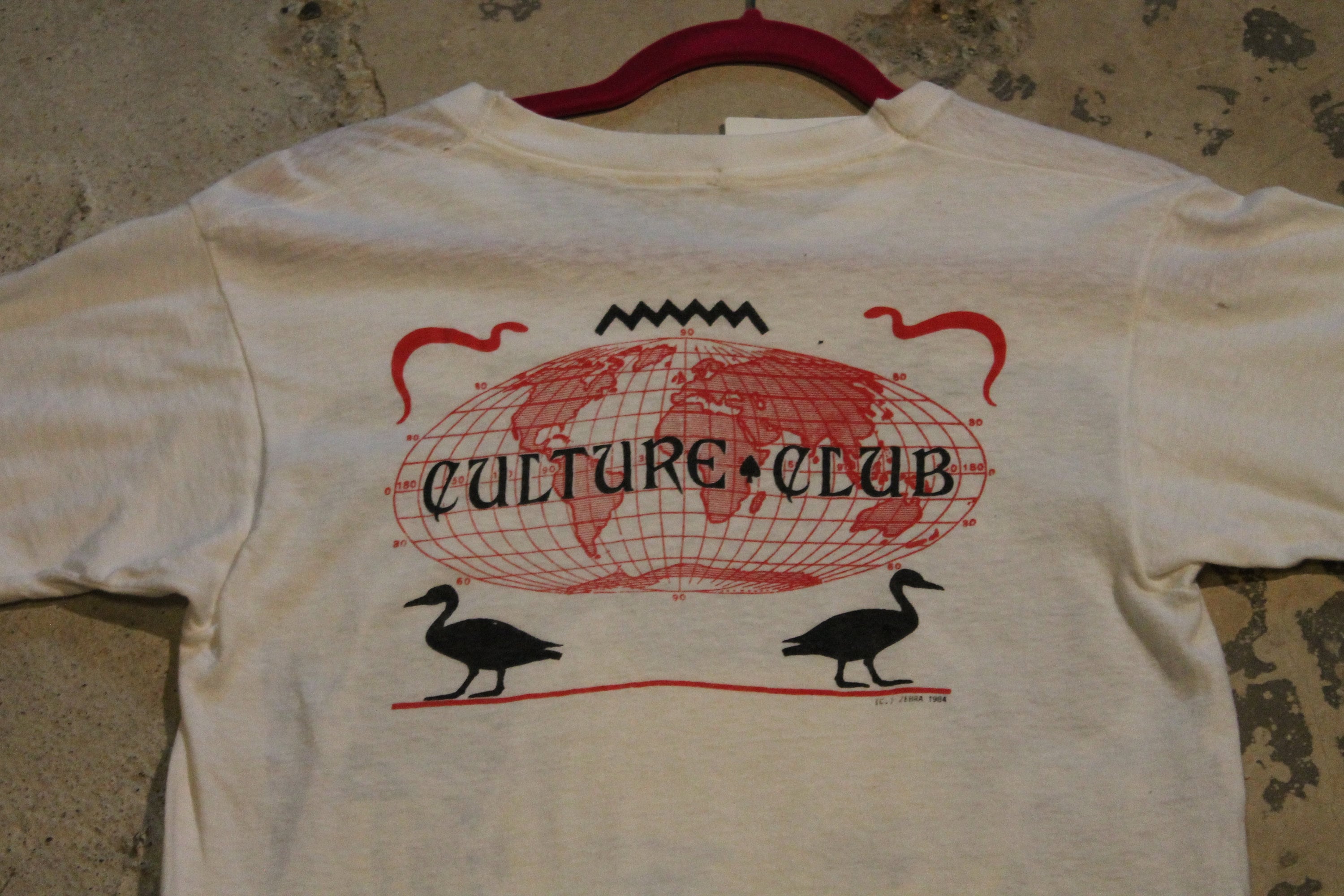 Vintage 1984 Culture Club Graphic Band T Shirt