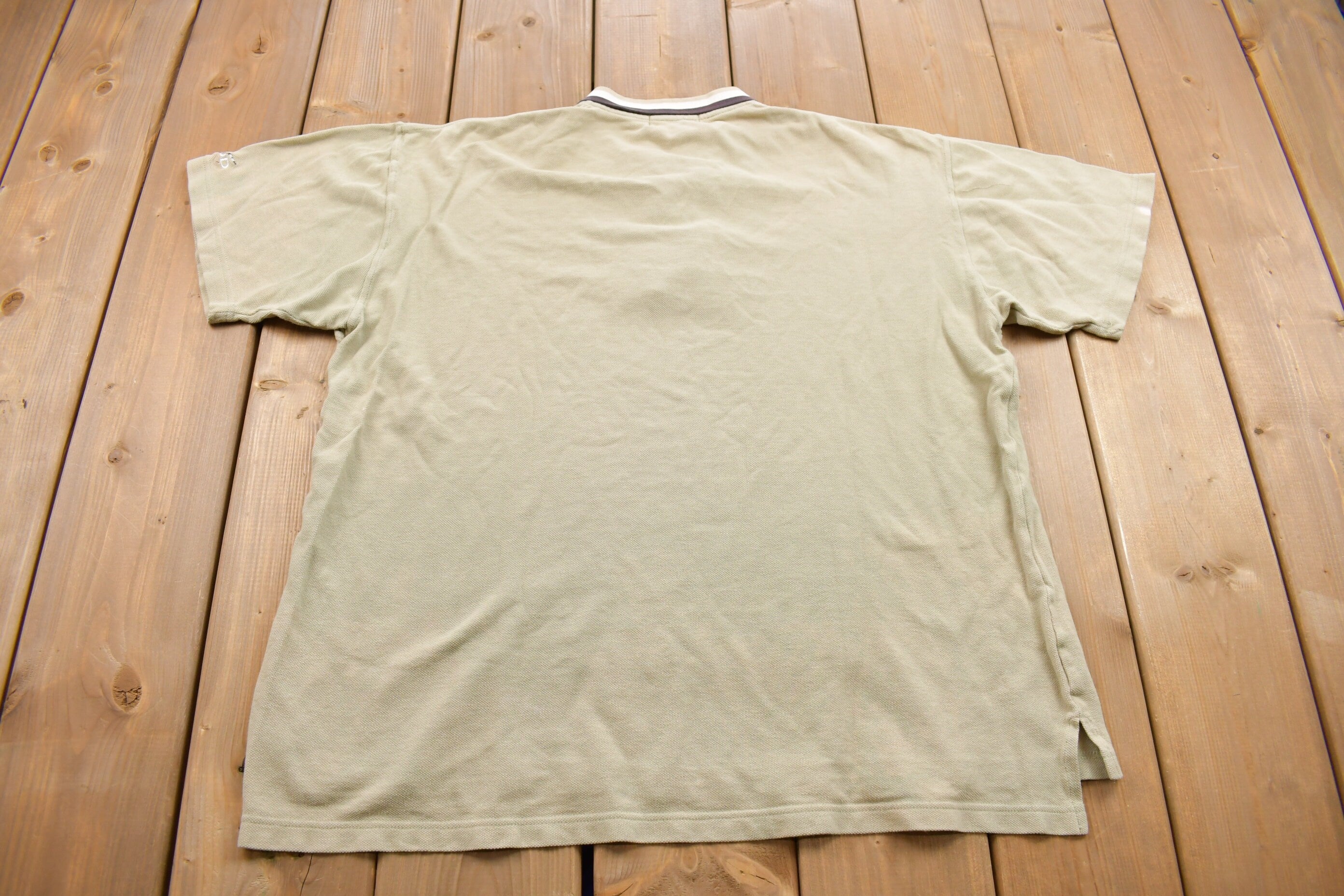 Vintage 1990s Izod Collared Button Up Dress Shirt