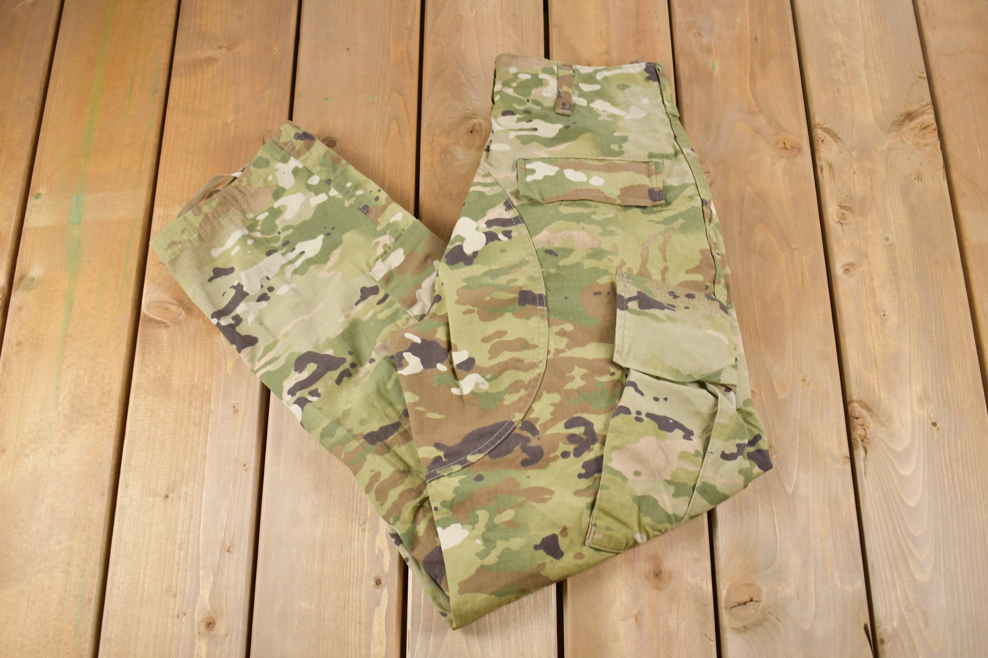 Vintage 1990s Military Desert Camouflage Cargo Pocket Pants 28 x 31