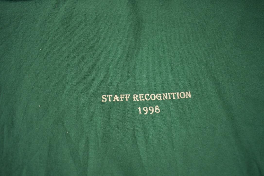 Vintage 1998 YDC YFC Staff Recognition Graphic T Shirt Made In USA