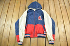 Vintage 1990s St. Louis Cardinals MLB Hooded Windbreaker Jacket Men's XL
