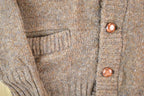 Vintage 1970s Wool Knit Cardigan Sweater Men's L