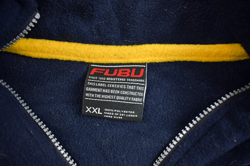 Vintage 1990s FUBU Embroidered Fleece Sweater