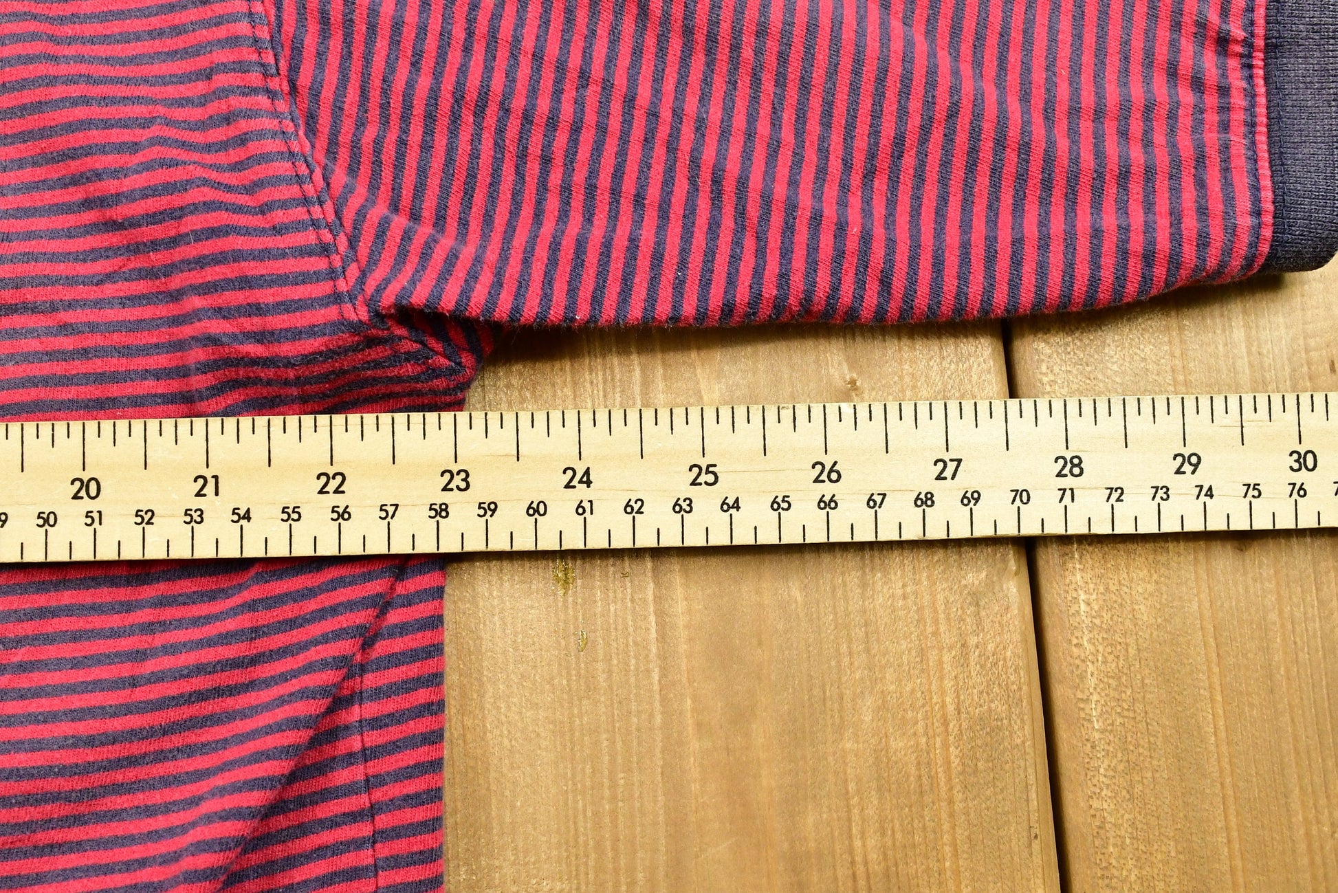 Vintage Striped Short Sleeve Polo Shirt