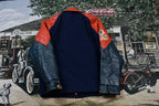 Vintage 1980s Anthony's Cayuga Leather Varsity Baseball Jacket