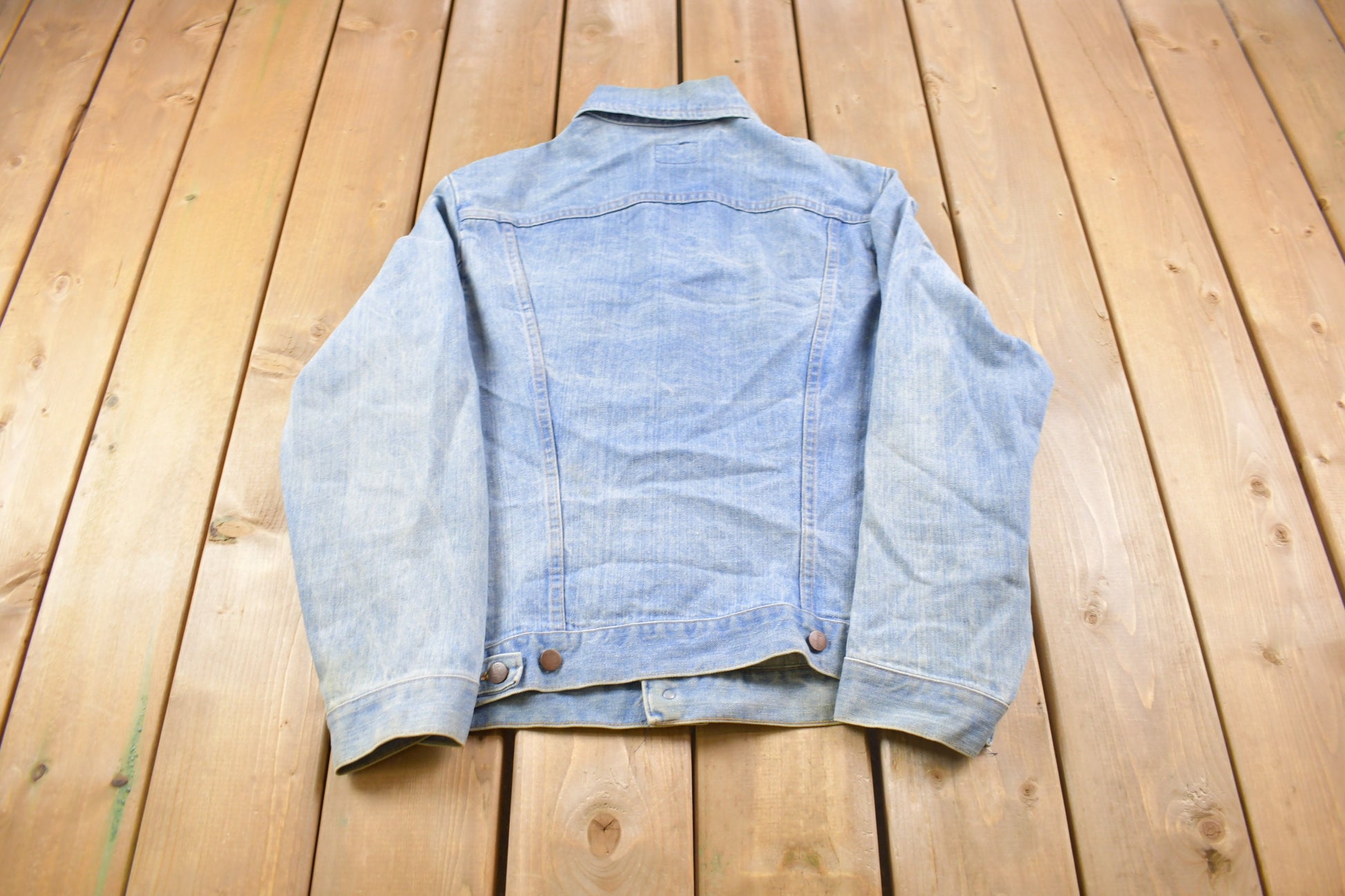 Vintage 1970s Wrangler Workwear Denim Jean Jacket