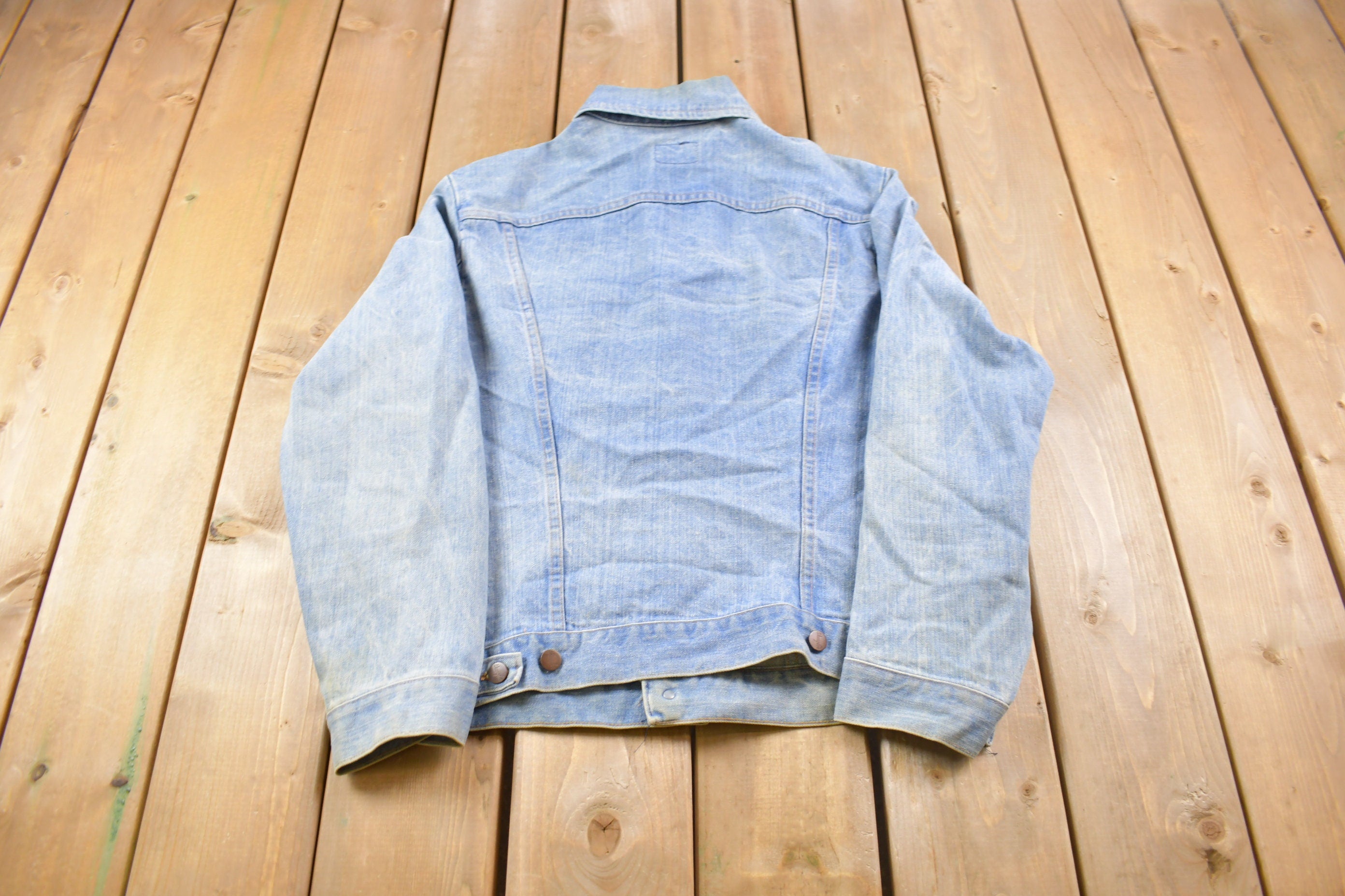 Vintage 1970s Wrangler Workwear Denim Jean Jacket