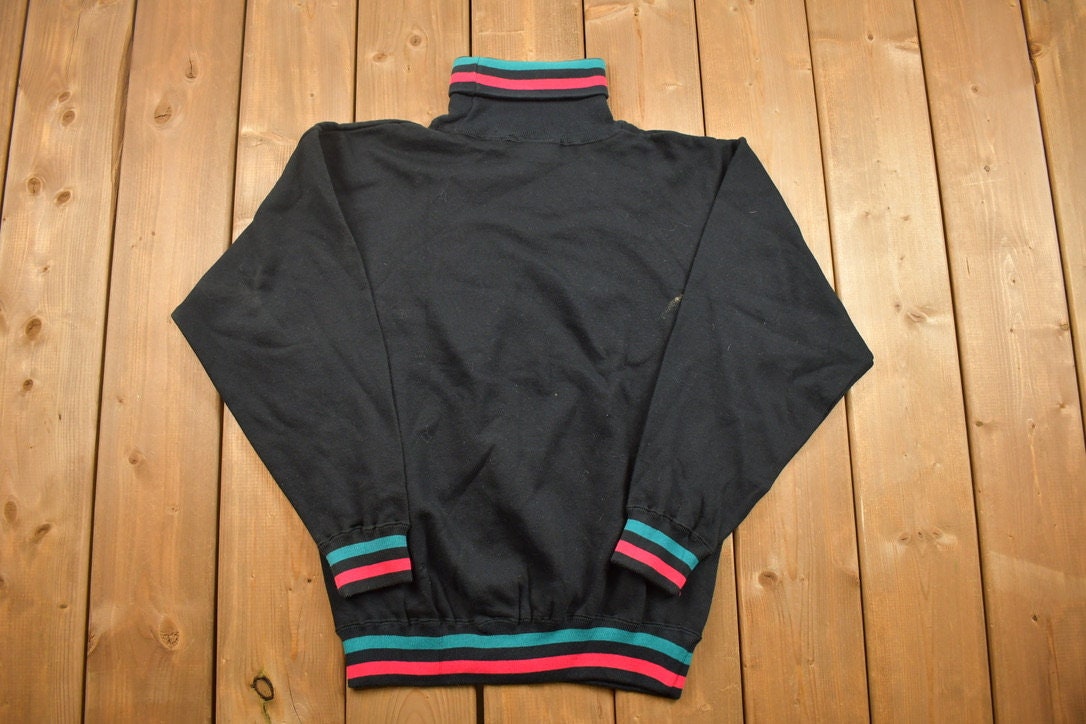Vintage 1990s Boundary Waters Blank Turtleneck Sweatshirt
