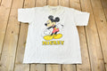Vintage 1990s Walt Disney World Single Stitch Graphic Mickey Mouse T-Shirt