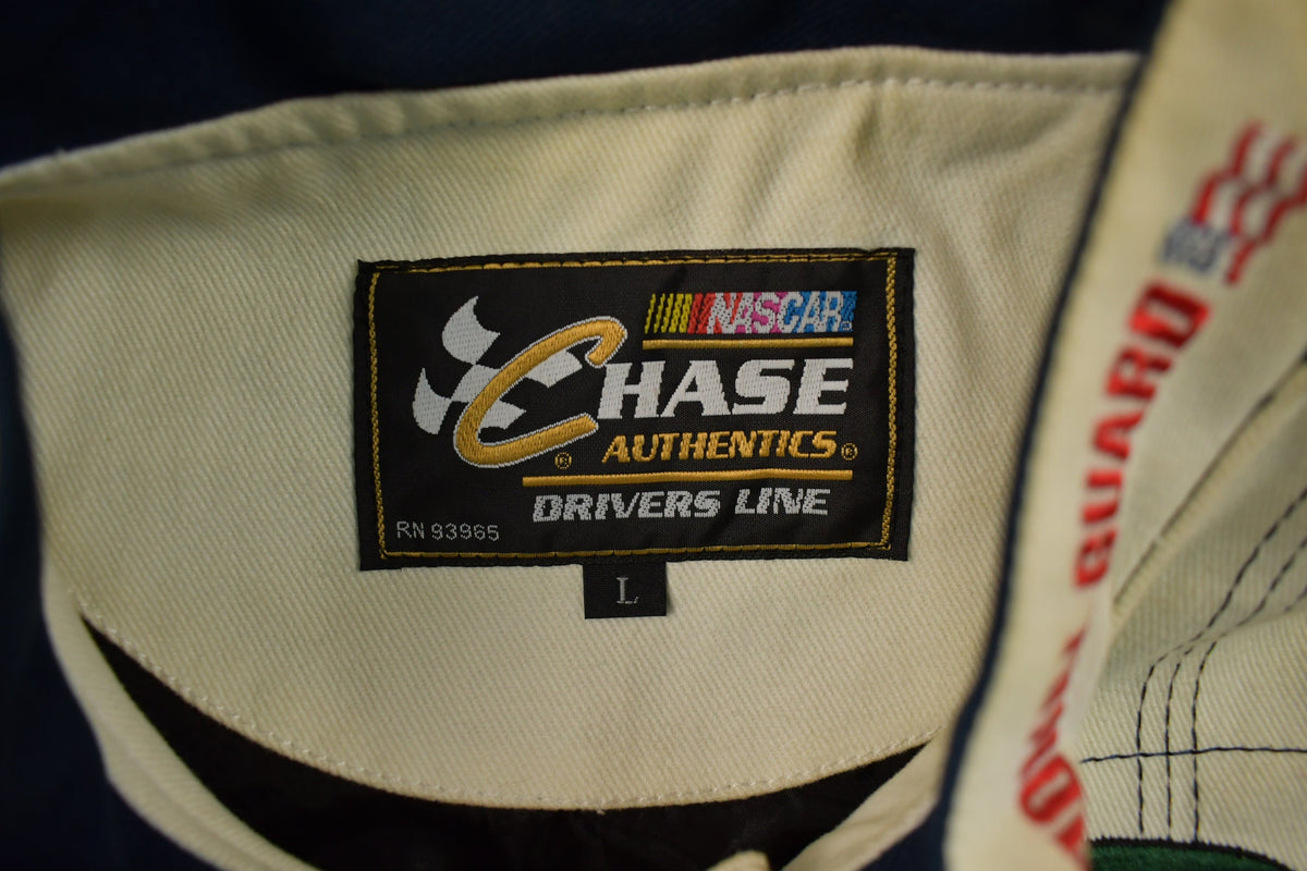 Vintage Y2K Dale Earnhardt Jr Nascar Racing Patchwork Jacket by Chase Authentics