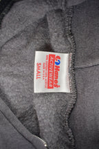 Vintage 1990s Hanes Blank Zip-Up Hoodie Made In USA