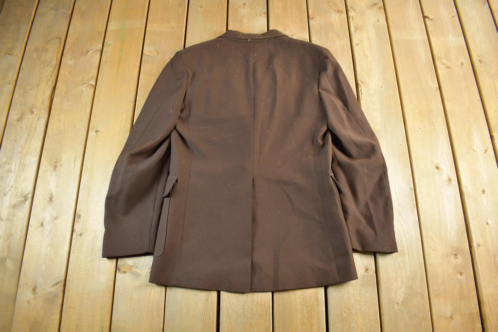 Vintage 1970s Levi's Action Suit Button Up Blazer Jacket Men's 40L