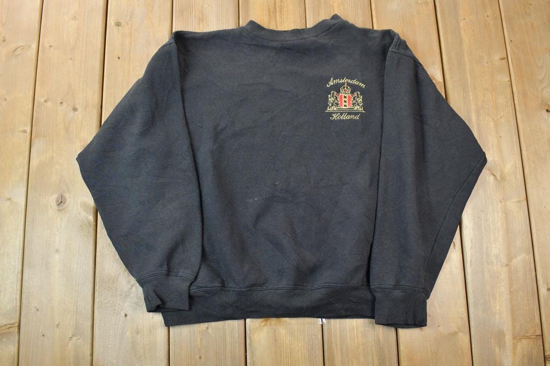 Vintage 1990s Amsterdam Holland Crewneck Sweatshirt