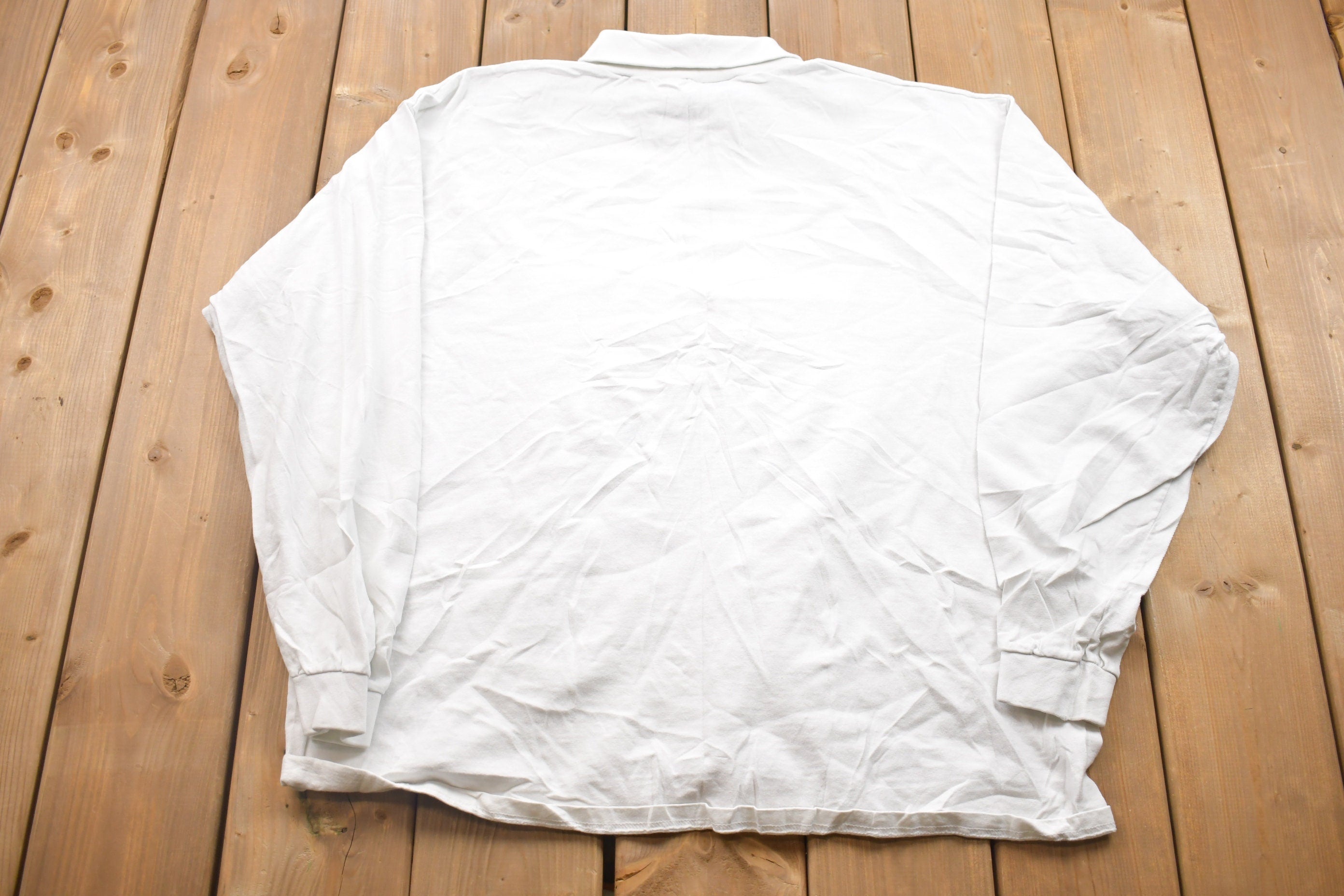 Vintage 1990s Lee Blank Turtleneck Crewneck Sweatshirt