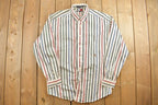 Vintage 1990s TOMMY HILFIGER Blank Button Up Shirt  1990s Button Up  Vintage Flannel  Basic Button Up