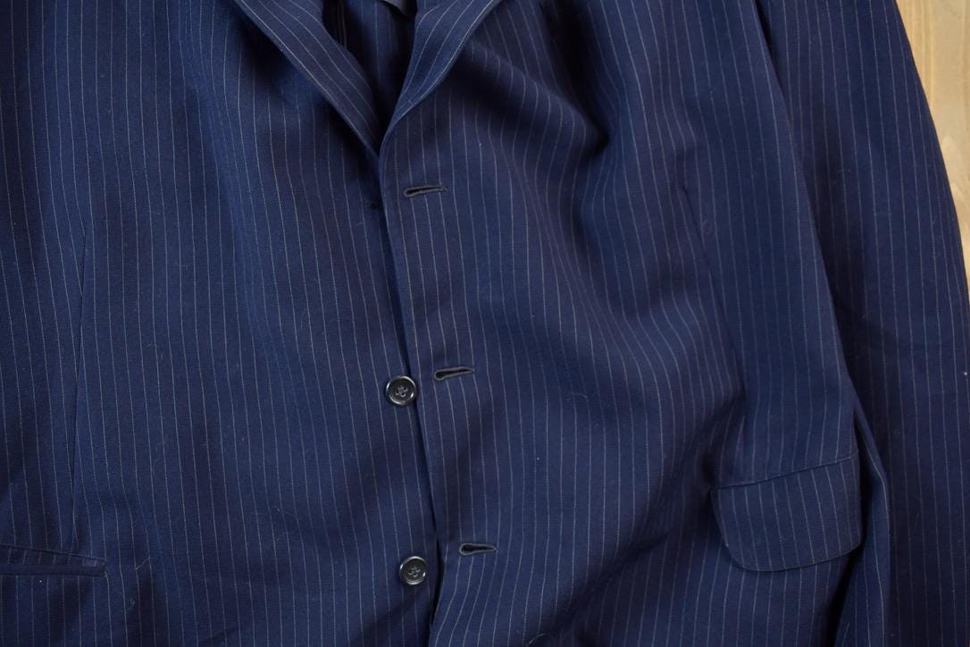 Vintage 1960s Jack Frost Wool Pinstripe Blazer Jacket Men's XL