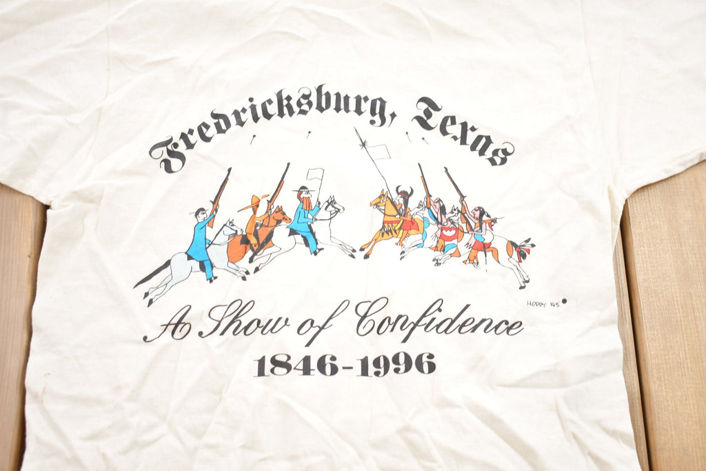 Vintage 1996 Fredericksburg Texas Graphic T-Shirt