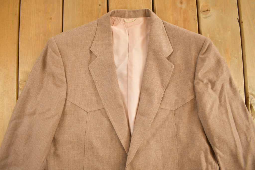 Vintage 1980s Button Down Blazer Jacket
