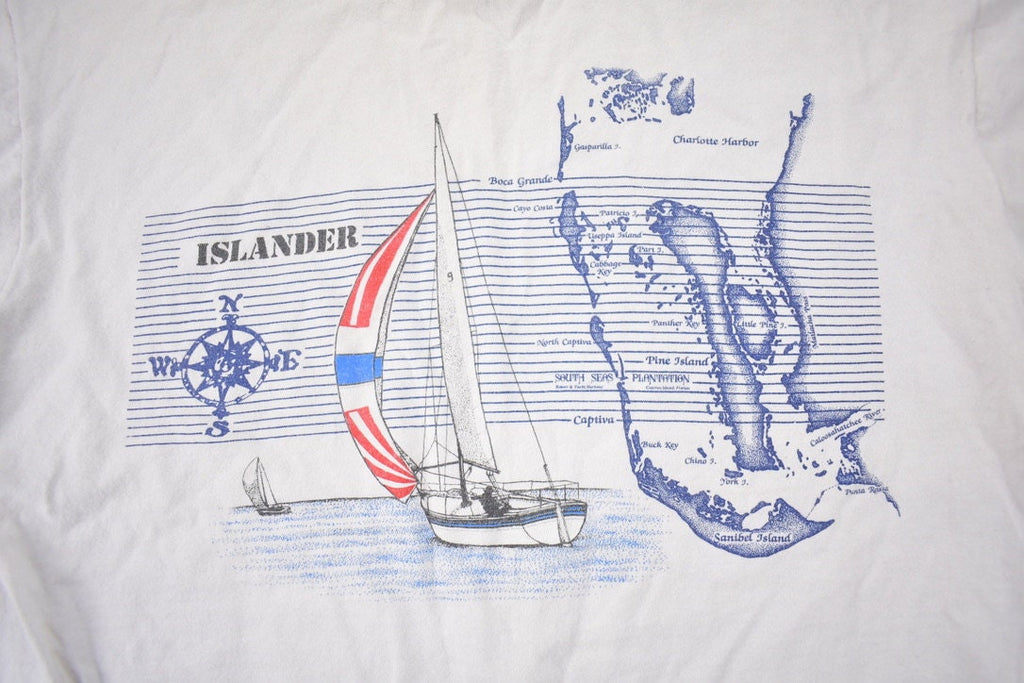 Vintage 1990s Islander Sanibel Island Souvenir T Shirt