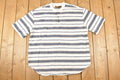Vintage 1990s Faded Glory Striped Button Up Shirt Men's XL  Striped Pattern  Preppy Style  Boxy Fit