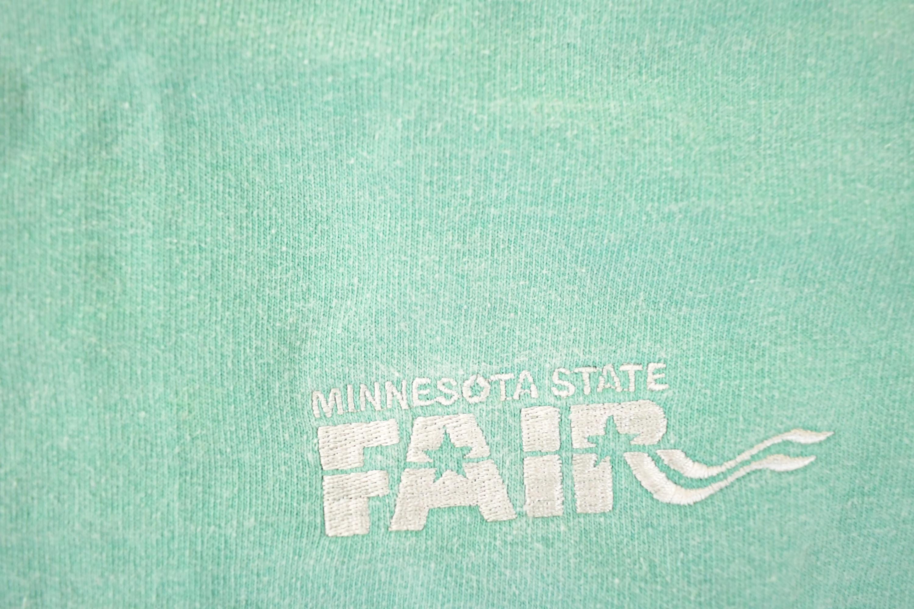 Vintage 1990s LA Loving Minnesota State Fair Embroidered Crewneck Sweatshirt Mens XL
