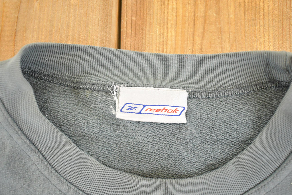 Vintage Y2K Reebok Embroidered Souvenir Crewneck Sweatshirt Men's L / 2000's Sportswear Sweater