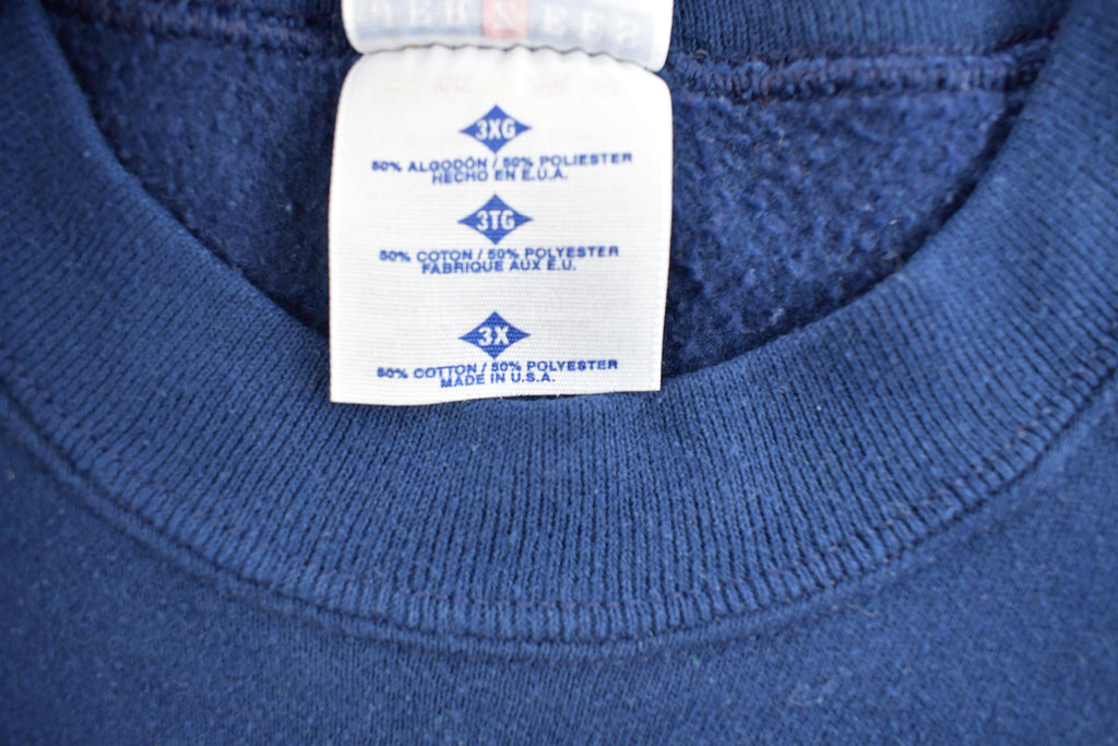 Vintage 1990s Blue Cute Christmas Crewneck Sweater