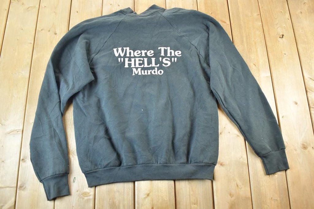 Vintage 1990s The Buff Buffalo Head Crewneck Sweatshirt Mens XXL