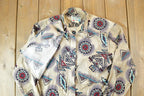 Vintage 1980s Wrangler Western Style Snap Button Shirt