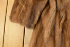 Vintage 1980s Mink Fur Coat Full Length Adult Large