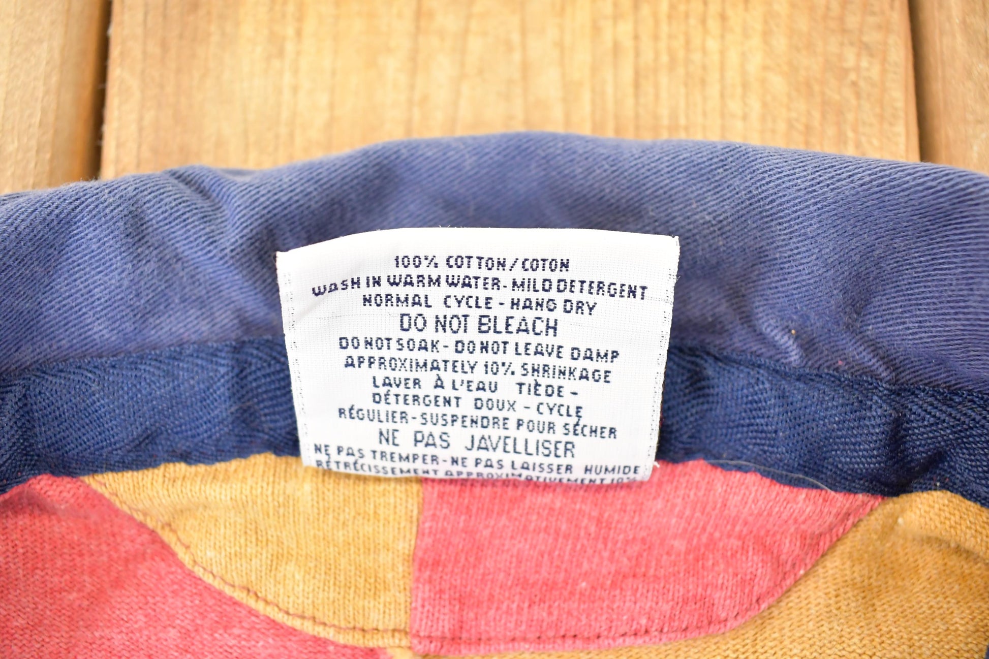 Vintage 1990s Quarter Button Barbarian Colour Block Button Up Rugby Shirt Men's L