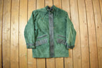 Vintage 1980s Danier Faded Suede Leather Jacket