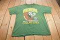 Vintage 1996 Green Bay Packers NFC Champions Graphic T Shirt