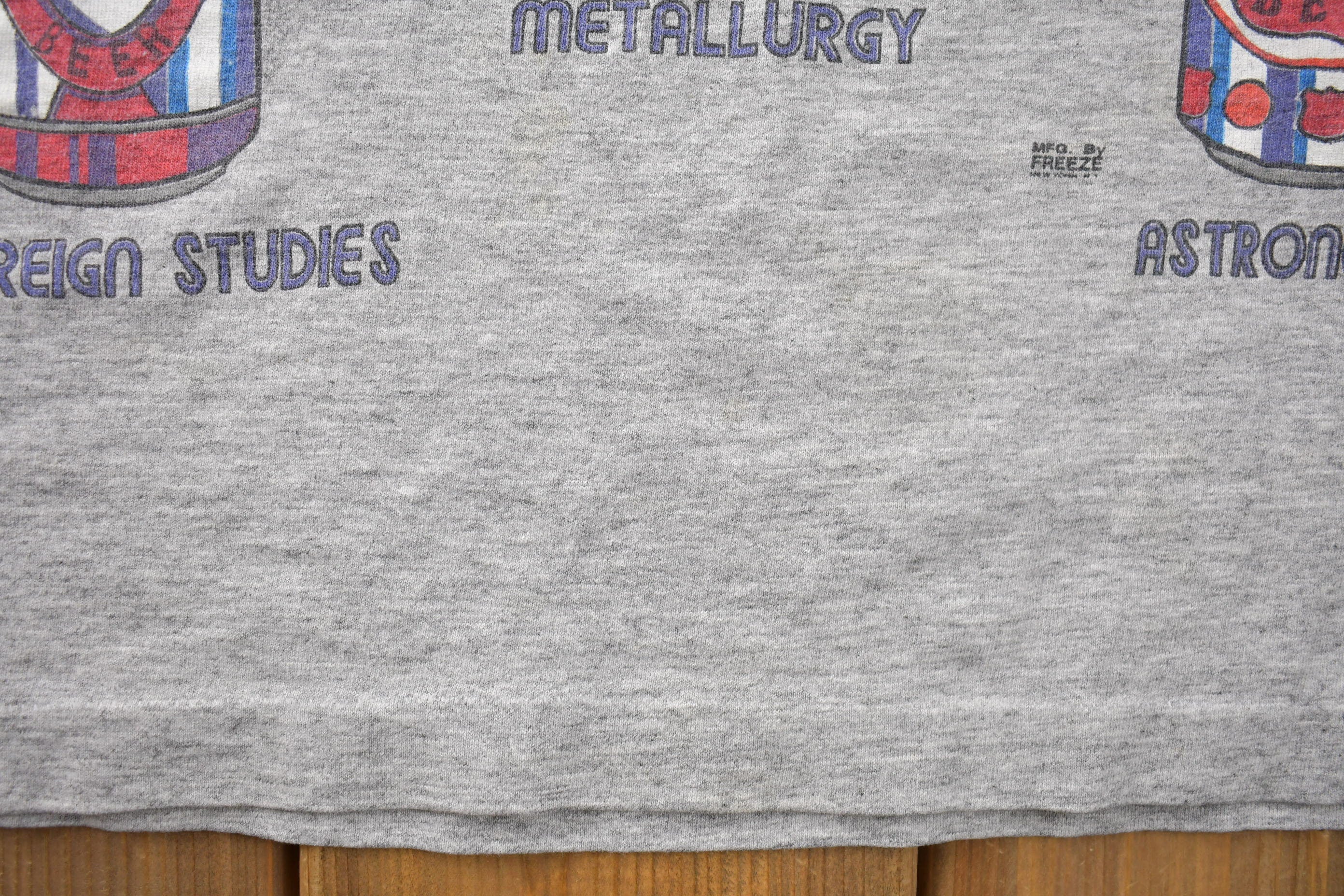 Vintage 1990s What I Really Learned in School Beer Graphic T-Shirt