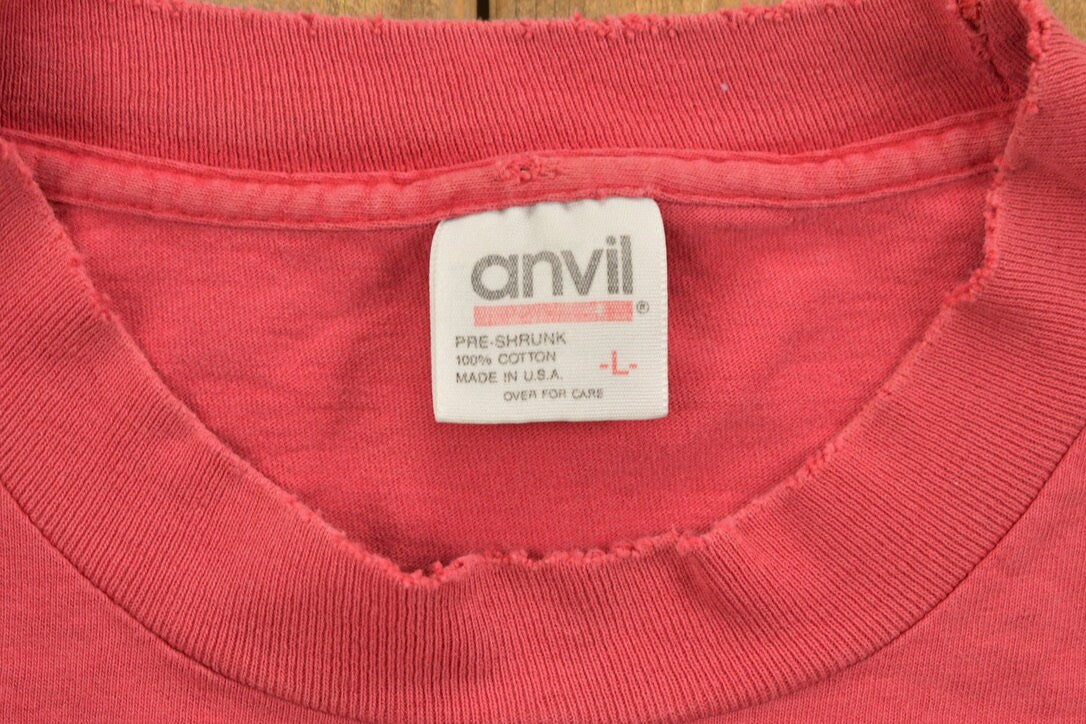 Vintage 1990s Pink MB University Collegiate T-Shirt