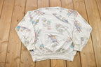 Vintage 1990s Pastel Teddy Bear Crewneck Sweater