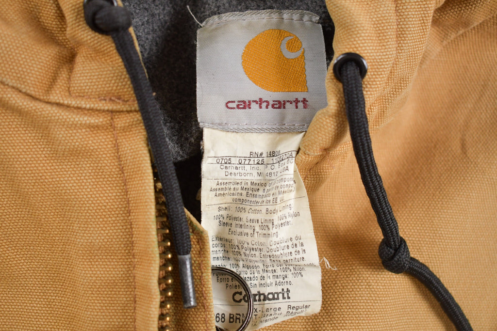 Vintage 1990s Carhartt Hooded Chore Jacket