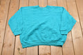 Vintage 1980s Fruit of the Loom Blank Raglan Crewneck Sweatshirt
