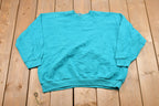Vintage 1980s Fruit of the Loom Blank Raglan Crewneck Sweatshirt