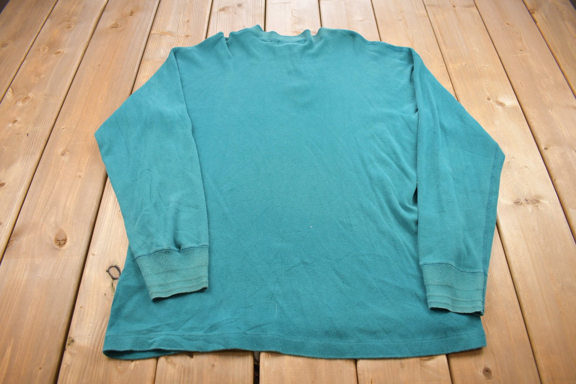 Vintage 1990s Eddie Bauer Henley Sweatshirt  90s Crewneck  Made In USA  Essential  Streetwear  90s  Casual Vintage Shirt