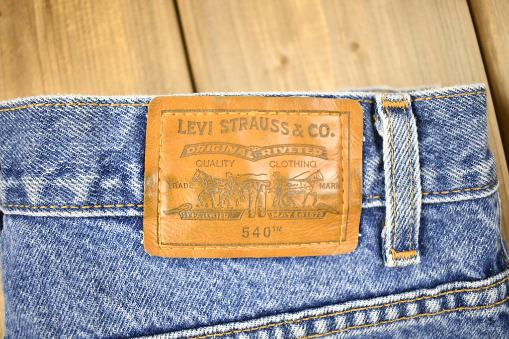 Vintage 1990s Levi's 540 Brown Tab Jeans Size 31 x 30