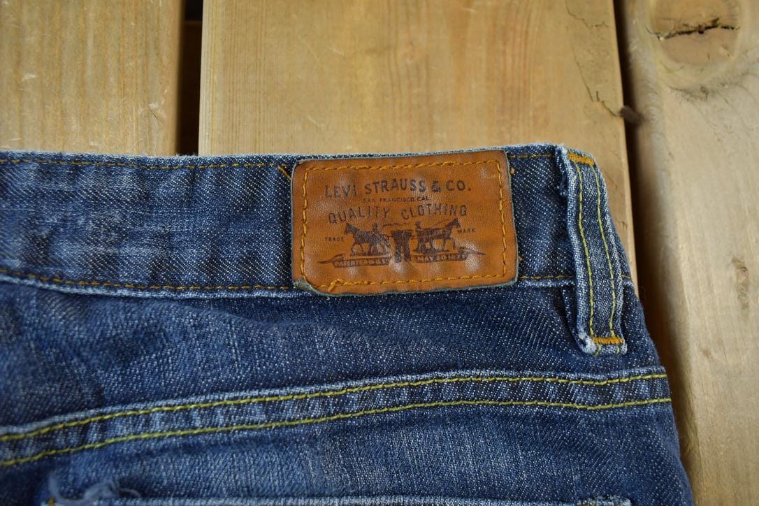 Vintage 2000s Levis Red Tab 534 Low Flare Denim Jeans Size 30 x 32