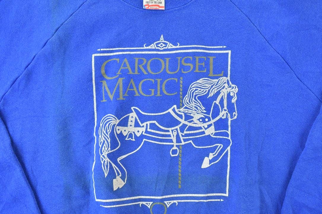 Vintage 1990s Magic Carousel Crewneck Sweatshirt