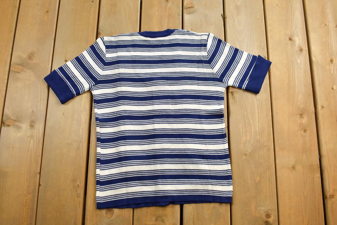 Vintage 1960s Roylon Lady Anne Knit Women's Button Up Shirt