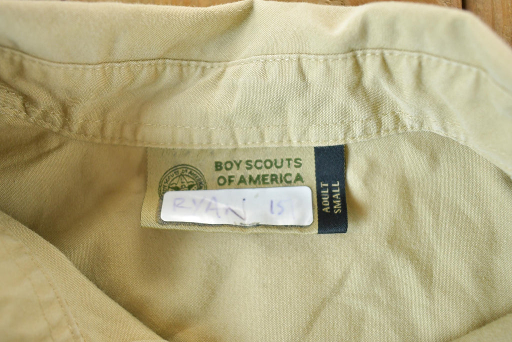 Vintage 1990s Boy SCouts Of America Button Up Shirt Men's L